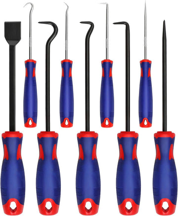 9-Piece Precision Pick & Hook Set for Automotive & Electronic Repairs